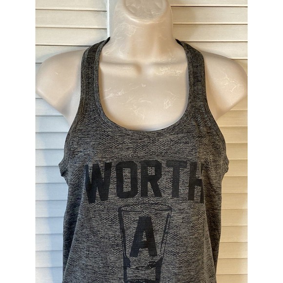 Lululemon Taupe Swiftly Tech? 'Tequila Worth a Shot' Tank Top 6 - Picture 2 of 8